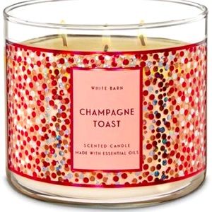 White Barn Champagne 🥂 Toast 3 wick candle